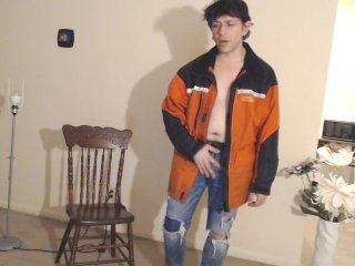 Hot Skimpy Thong to Bare & Raunchy Jerkoff with Maolo!