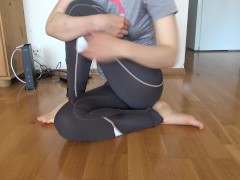 Video I love to do yoga and take off my clothes until I am fully naked