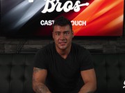 Preview 1 of CreamyBros Casting couch - Episode 1: Hot Latino Fucks Curt Cobain Look Alike!