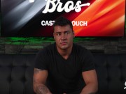 Preview 2 of CreamyBros Casting couch - Episode 1: Hot Latino Fucks Curt Cobain Look Alike!