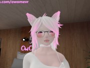 Preview 1 of Shy and blushy vtuber takes you home after a date - Romantic POV VRchat erp - Preview