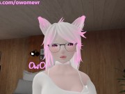 Preview 2 of Shy and blushy vtuber takes you home after a date - Romantic POV VRchat erp - Preview