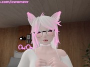 Preview 3 of Shy and blushy vtuber takes you home after a date - Romantic POV VRchat erp - Preview