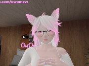 Preview 4 of Shy and blushy vtuber takes you home after a date - Romantic POV VRchat erp - Preview