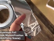 Preview 1 of Aluminum Foil Duct Tape Mummification (Mummifying Scene)