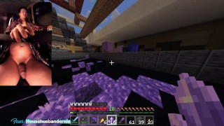 Minecraftの裸のEp.7豪華な床と私のカボチャの農場を建設する