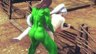 futa muscle orc fucks Riviera