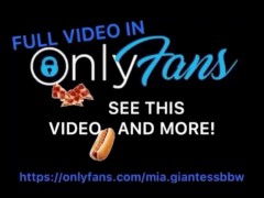 BBW Giantess catwoman eats tinys mercilessly (vore)