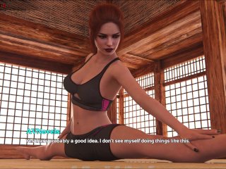 hot brunette, pc gameplay, butt, visual novel