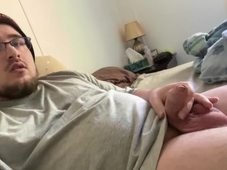 Premature self Facial! from Soft to Spurting Cum on my Face in under a Minute!