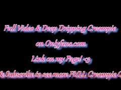 Beautiful Goth Schoolgirl in White Thigh Highs Rides Cock For MASSIVE Dripping Balls Deep Creampie