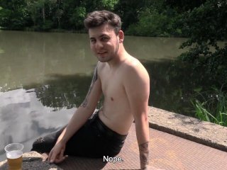 BigStr - The Weather Is Perfect For A Walk Around The Lake & He Bumps Into A Horny Twink