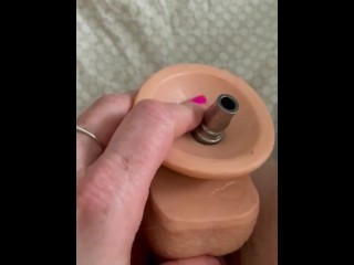 Crushing my Pussy with a Nice Realistic Dildo!