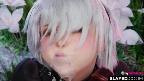 2B es tan cumslut (Nier Automata juego 3d animación loop con sonido)