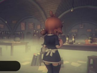 Gorgeous Lady' Voluptous Ass Against_Throbbing Ghost Shaft - Poke Abby