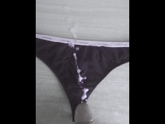Cum on stepsister calvin klein thong
