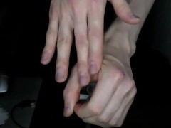 Gentle movement of hands