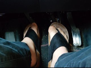 foot fetish, reality, pedal pumping, amateur