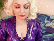 Preview 4 of read a book with me... ASMR sounding - latex MILF
