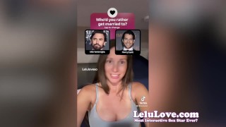 Babe flashes pussy while watching rocket launch, celebrity crushes, doing makeup & more - Lelu Love