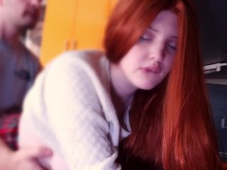 A 19-year-old Maid Is FuckedWhile She Is Preparing to_Eat and Cum on_Tits - VasilisaElastik