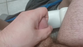 Sean jerk off at work