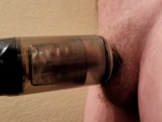 Preview 5 of Big Thick Cock Cums Hard Twice From Automatic Male Masturbator