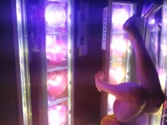 Naughty Cougar Eva Notty Teases Her Huge Tits And Pussy Solo