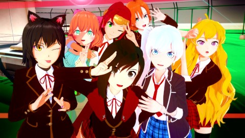 FODENDO TODAS AS MENINAS DA COMPILAÇÃO RWBY ANIME HENTAI