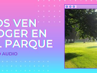 Los miran coger en el parque (AUDIO SOLO)
