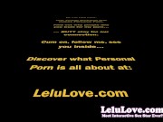 Preview 1 of Babe records 3 customs, foot fetish & lingerie & vibrator masturbating orgasm on webcam - Lelu Love