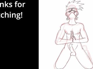 Kakashi Hard Dick no Jutsu speed drawing W/HentaiGayming