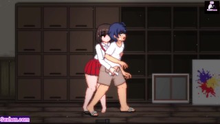 Garota fantasma de peitos grandes e quentes dá uma punheta no meu pau e me faz gozar! | Hentai Games Gallery P11|W som