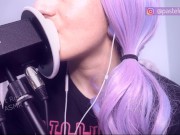 Preview 6 of SFW ASMR - Pastel Rosie Gives Your Brain Deep Aggressive Ear Licking - Sexy Youtube Wet Mouth Sounds