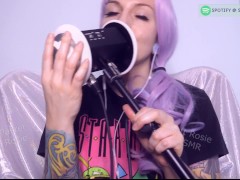 SFW ASMR - Pastel Rosie Gives Your Brain Deep Aggressive Ear Licking - Sexy Youtube Wet Mouth Sounds