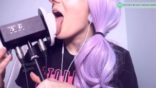 SFW ASMR Pastel Rosie Makes Deep Aggressive Ear Licking Sexy Youtube Wet Mouth Sounds For Your Brain