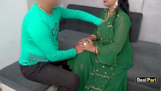 During A Private Party With Hindi The Boss Fucks A Big Busty Desi Pari