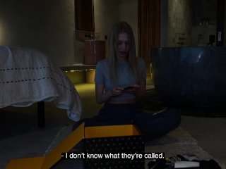 Californiababe having sex afterunboxing