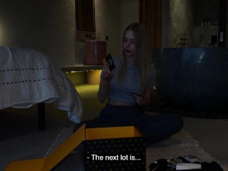 Californiababe having sex afterunboxing