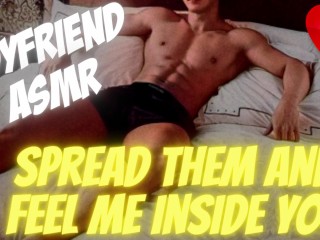 Massive Boyfriend Pushes his Boner inside you | Kissing | Moaning | Boyfriend ASMR