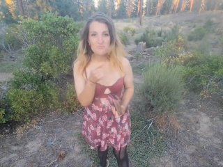 outdoor, wilderness, amateur, small tits