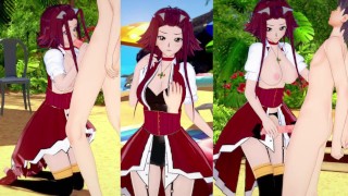 [Hentai Game Koikatsu! ] Sex s Re nula Velké kozy YuGiOh! Aki Izayoi.3DCG Erotické anime video.