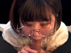 後輩の女子大生がおでかけ前にフェラと口内射精でごっくんしてくれました♡ - Screenshot 15 of 16 - 口内 射精
