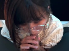後輩の女子大生がおでかけ前にフェラと口内射精でごっくんしてくれました♡ - Screenshot 2 of 16 - Deepthroat