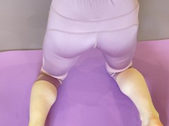 仕事前のデトックスヨガオナニー♡ - Screenshot 1 of 16 - Masturbation