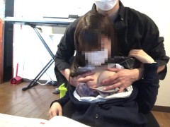 【※即削除注意※】 18歳ガチものJKのハメ撮り動画 放課後そのまま生ハメ中出し！教科書の上でぷしゃぷしゃ潮吹き★最後は スカートを捲り上げ制服姿のまま生中出し - Screenshot 10 of 16 - Creampie