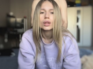 Cutie Shows her Body and Helps her Boyfriend Cum after Passionate Sex.