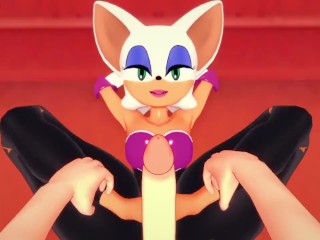 Hentai POV Voeten Rouge De Vleermuis Sonic De Egel