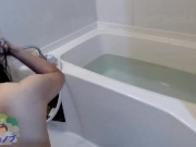Preview 1 of [From FC2 Live] Amateur beauty OL has been  live-streamed from the bath at home.