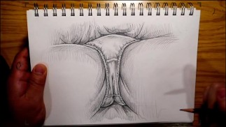 Nasses Höschen unter dem Rock